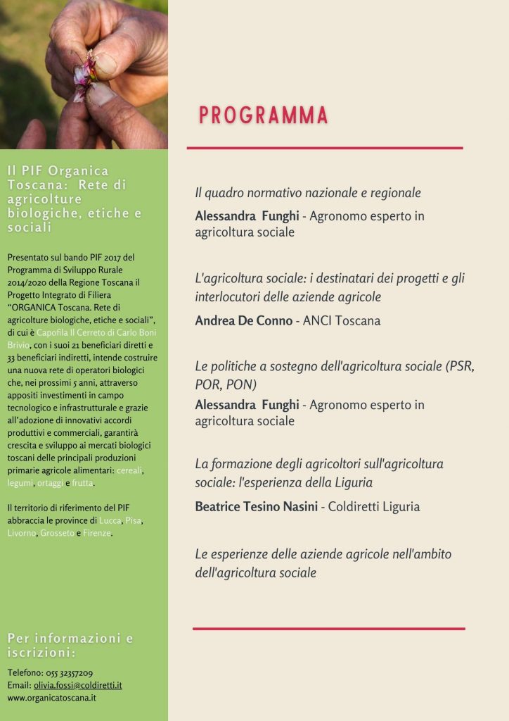 agricoltura sociale